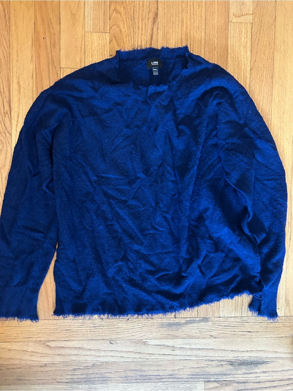LINE Blue Crewneck Sweater